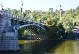 Fahrt auf der Moldau